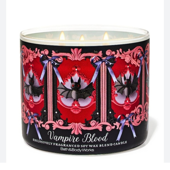 Bath & Body Works Other - Bath & Body Works Vampire Blood Candle 3 Wick New